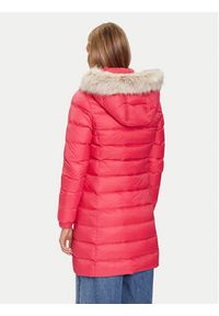 Tommy Jeans Kurtka puchowa Essential DW0DW18864 Różowy Slim Fit. Kolor: różowy. Materiał: syntetyk #6