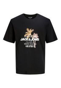 Jack & Jones T-Shirt Gradient Print 12288094 Czarny Regular Fit. Kolor: czarny. Materiał: bawełna. Wzór: nadruk, gradientowy #6