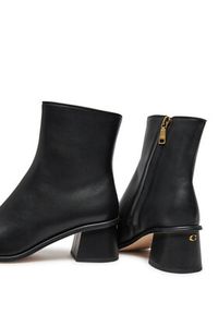 Coach Botki Gigi Bootie CX017 Czarny. Kolor: czarny. Materiał: skóra #6