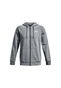 Under Armour - Bluza Z Polaru Under Armor Ua Essential Fz Hood Dorosłych. Kolor: czarny, szary, wielokolorowy. Materiał: polar. Sport: bieganie