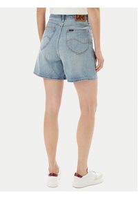 Lee Szorty jeansowe Stella 112363786 Niebieski Wide Leg. Kolor: niebieski. Materiał: lyocell #3