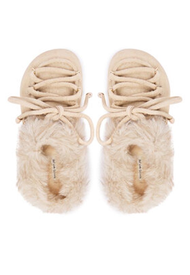 Naked Wolfe Śniegowce HARLOW Écru. Materiał: zamsz, skóra