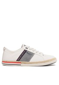 Pepe Jeans Espadryle Maoui Tape PMS30917 Biały. Kolor: biały. Materiał: materiał #1