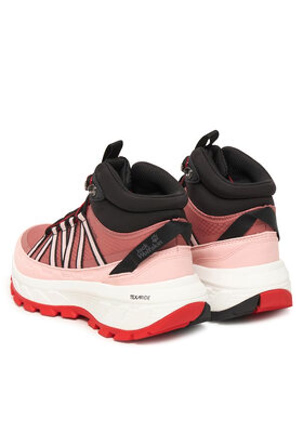 Jack Wolfskin Trekkingi Wild Hike Texapore Mid A65580 Różowy. Kolor: różowy. Materiał: materiał