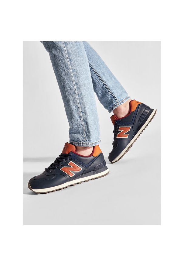 Sneakersy New Balance. Kolor: niebieski. Model: New Balance 574