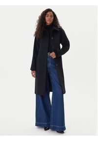 Lauren Ralph Lauren - LAUREN RALPH LAUREN Płaszcz wełniany 297P04140001 Czarny Regular Fit. Kolor: czarny. Materiał: syntetyk