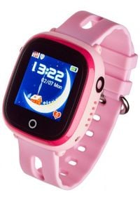GARETT - Smartwatch Garett Kids Happy Różowy. Rodzaj zegarka: smartwatch. Kolor: różowy #1