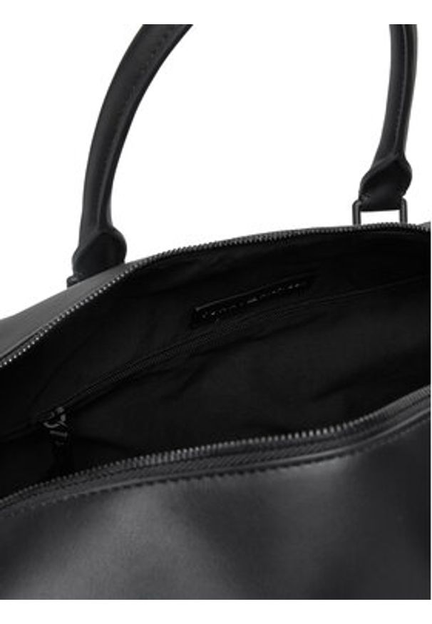 TOMMY HILFIGER - Tommy Hilfiger Torba Th Corp Duffle AM0AM13353 Czarny. Kolor: czarny. Materiał: skóra