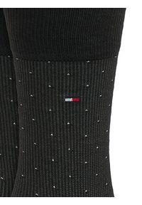 TOMMY HILFIGER - Tommy Hilfiger Skarpety długie 701235374 Czarny. Kolor: czarny. Materiał: materiał, bawełna #4