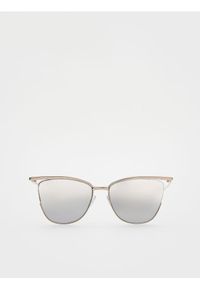 Reserved - Okulary przeciwsłoneczne - srebrny. Kolor: srebrny #1