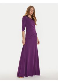 Rinascimento Sukienka koktajlowa CFC0121168003 Fioletowy Slim Fit. Kolor: fioletowy. Materiał: syntetyk. Styl: wizytowy #1