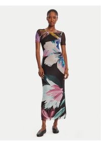 Desigual Sukienka codzienna Bernadette 25WWVK19 Kolorowy Slim Fit. Okazja: na co dzień. Materiał: syntetyk. Wzór: kolorowy. Typ sukienki: proste. Styl: casual
