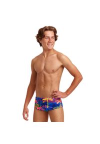 FUNKITA - Kąpielówki chłopięce spodenki bokserki Funky Trunks Palm a Lot. Kolor: niebieski #1