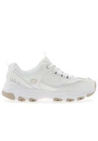 skechers - Buty damskie Skechers Iconic Unabashed 88888281WSL - białe. Zapięcie: sznurówki. Kolor: biały. Materiał: guma, materiał, skóra, syntetyk. Szerokość cholewki: normalna. Model: Skechers Sport