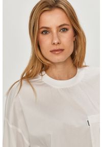 DKNY - Dkny T-shirt P1LA0HA3. Kolor: biały #4
