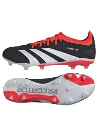 Adidas - Buty adidas Predator Pro Fg IG7777 czarne. Kolor: czarny. Materiał: materiał. Szerokość cholewki: normalna. Sport: piłka nożna