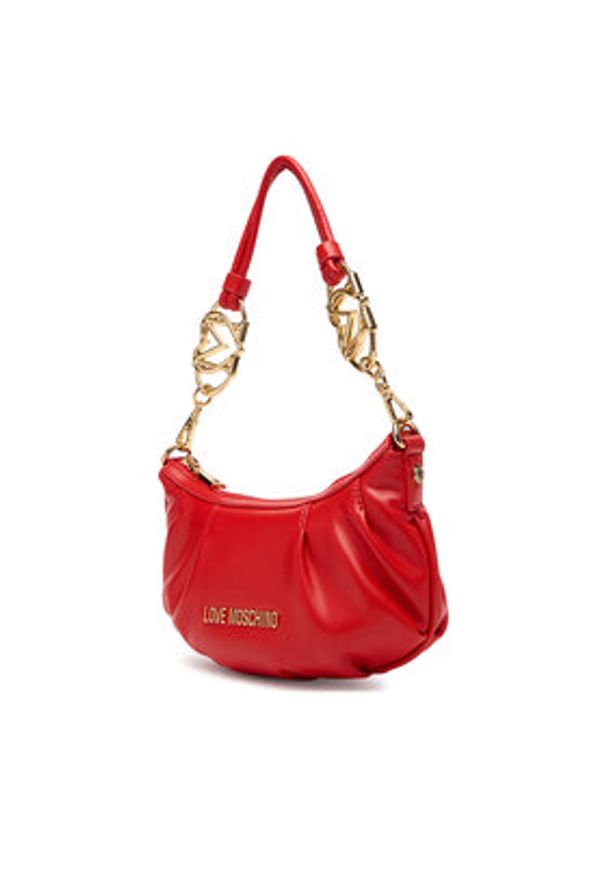 Love Moschino - LOVE MOSCHINO Torebka JC4076PP1NLF0500 Czerwony. Kolor: czerwony. Materiał: skórzane