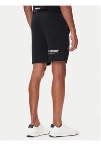 Plein Sport Szorty sportowe SAEC MJT2473 STE001N Czarny Regular Fit. Kolor: czarny. Materiał: bawełna. Styl: sportowy