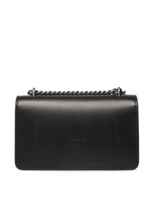 Pinko Torebka Love One Mini Dc . PE 23 PLTT 100074 A0F1 Czarny. Kolor: czarny. Materiał: skórzane