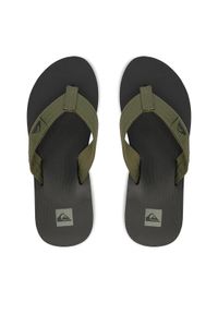 Quiksilver Japonki EO-DUNE CQ10036MGB Zielony. Kolor: zielony. Materiał: skóra #1