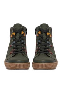 Rieker Trzewiki N0711-54 Zielony. Kolor: zielony. Materiał: materiał, syntetyk #7
