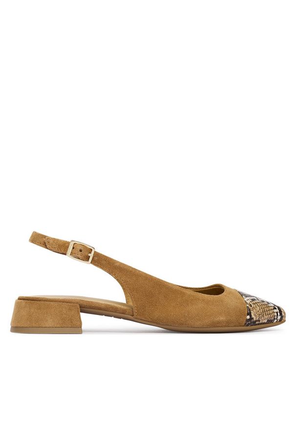 Czółenka Tamaris. Kolor: brązowy