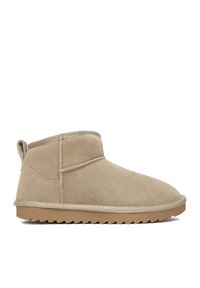 DeeZee Śniegowce E1 TECHNOLOGY DZ-81 Khaki. Kolor: brązowy. Materiał: materiał