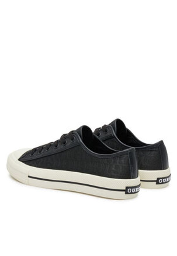 Guess Trampki FLPCAR FAL12 Czarny. Kolor: czarny. Materiał: materiał