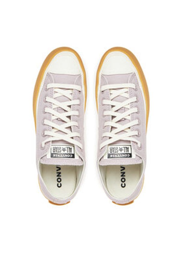 Converse Tenisówki Chuck Taylor All Star Retro Rubber A10697C Fioletowy. Kolor: fioletowy. Materiał: materiał. Styl: retro