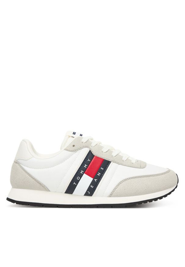 Tommy Jeans Sneakersy Tjm Classic Runner EM0EM01709 Biały. Kolor: biały. Materiał: materiał