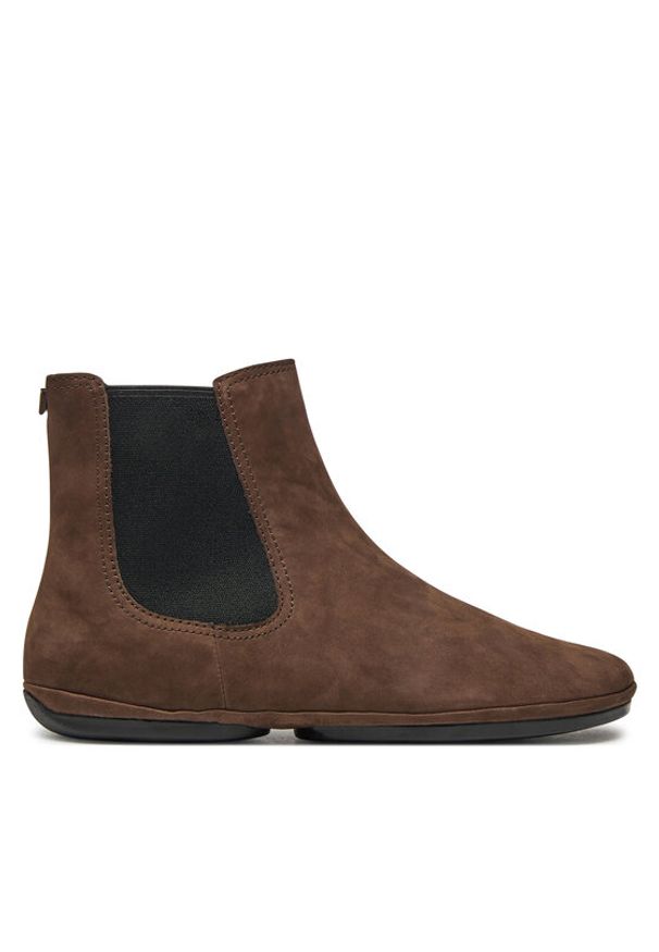 Camper Sztyblety Right K400705-006 Brązowy. Kolor: brązowy. Materiał: skóra, nubuk