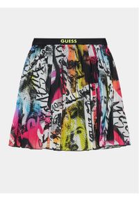 Guess Spódnica J3BD01 WA2T0 Kolorowy Regular Fit. Materiał: syntetyk. Wzór: kolorowy