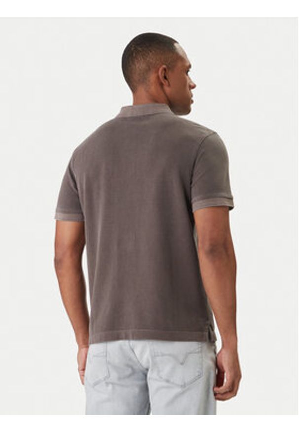 JOOP! Jeans Polo Ambrosian 30045619 Brązowy Modern Fit. Typ kołnierza: polo. Kolor: brązowy. Materiał: bawełna