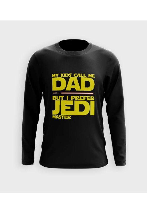 MegaKoszulki - Koszulka męska z dł. rękawem Jedi dad. Materiał: bawełna