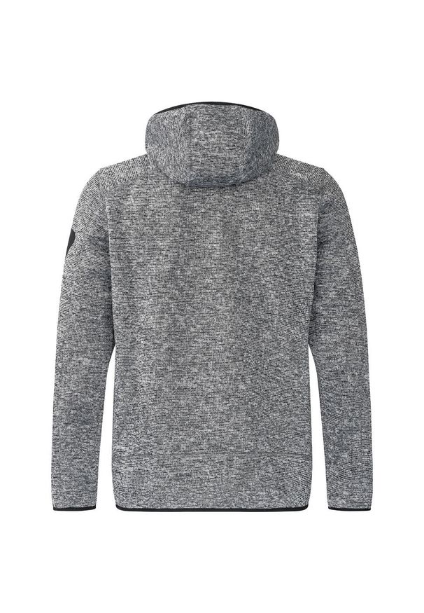 Kurtka polarowa męska CMP Borgis Fix Hood Jacket. Kolor: czarny, szary, wielokolorowy. Materiał: polar. Sport: turystyka piesza