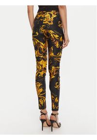 Versace Jeans Couture Legginsy 79HAC101 JS501 Czarny Slim Fit. Kolor: czarny. Materiał: syntetyk #5