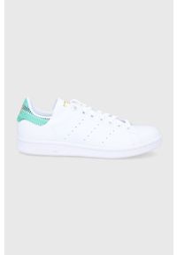 adidas Originals Buty Stan Smith H05055 kolor biały. Nosek buta: okrągły. Zapięcie: sznurówki. Kolor: biały. Materiał: guma, materiał. Model: Adidas Stan Smith