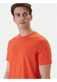 TOMMY HILFIGER - Tommy Hilfiger T-Shirt Ess Seasonal MW0MW39995 Pomarańczowy Regular Fit. Kolor: pomarańczowy. Materiał: bawełna #4