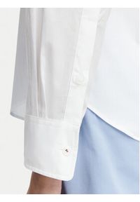 TOMMY HILFIGER - Tommy Hilfiger Koszula WW0WW47169 Biały Regular Fit. Kolor: biały. Materiał: bawełna #4