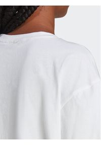 Adidas - adidas T-Shirt Essentials Big Logo Boyfriend T-Shirt HR4930 Biały Loose Fit. Kolor: biały. Materiał: bawełna #2
