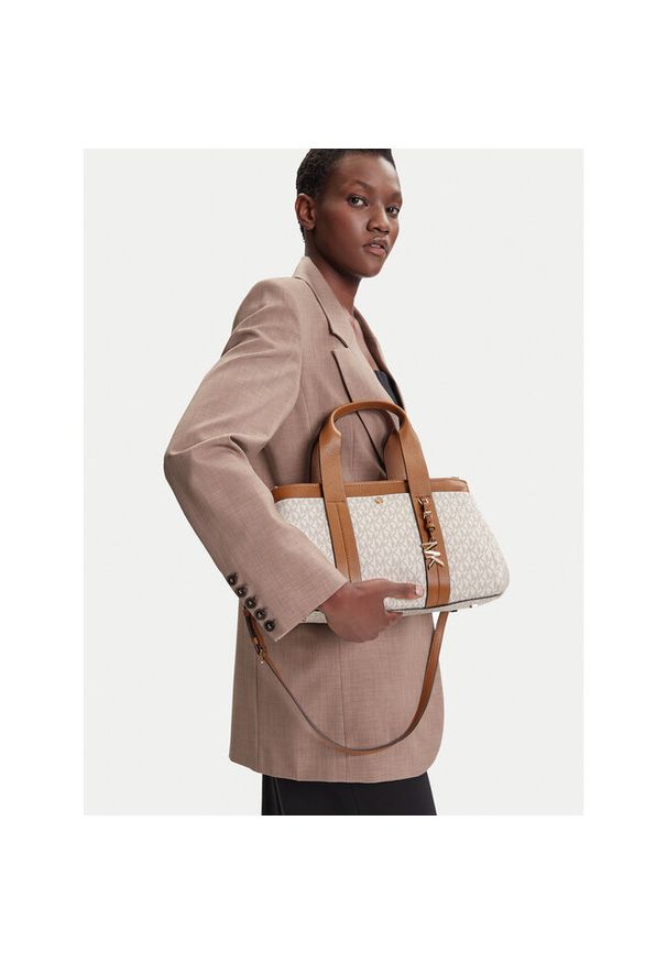 Torebka MICHAEL Michael Kors. Kolor: beżowy