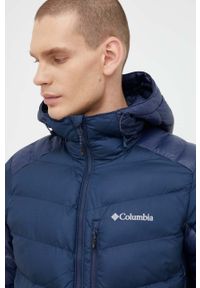 columbia - Columbia kurtka sportowa Labyrinth Loop Hooded Ja kolor granatowy zimowa 1957343. Kolor: niebieski. Materiał: skóra, materiał, włókno. Sezon: zima. Styl: sportowy #4