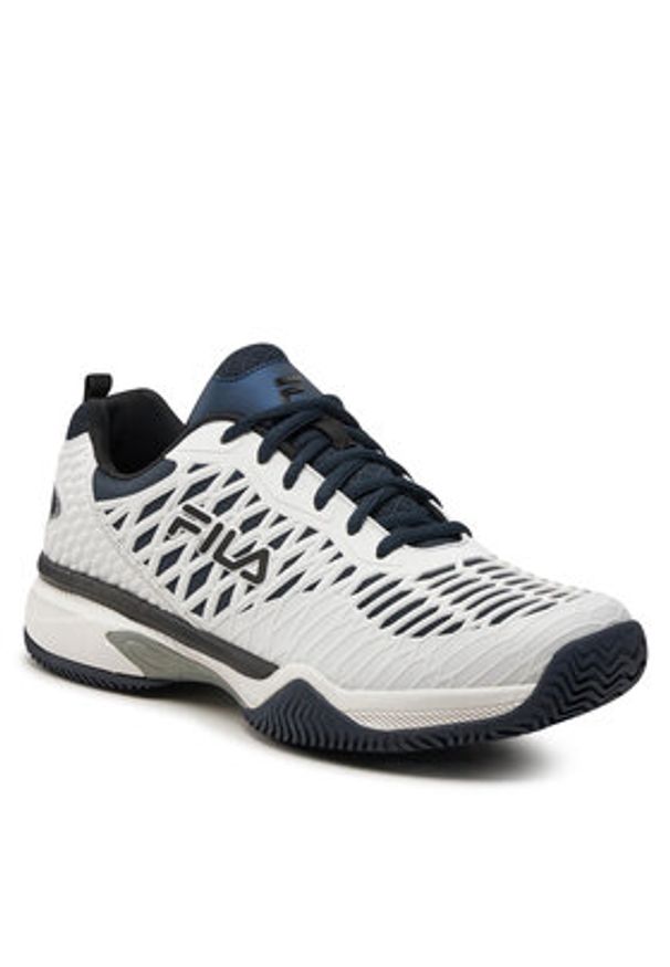 Fila Buty do tenisa Vicente Men FTM22102A Biały. Kolor: biały. Materiał: materiał. Sport: tenis