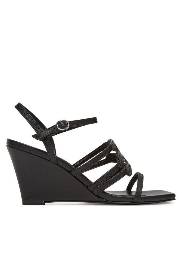 Karl Lagerfeld - Sandały KARL LAGERFELD. Kolor: czarny