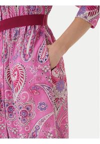 Luisa Spagnoli Sukienka koszulowa Pampa 543211 Różowy Regular Fit. Kolor: różowy. Materiał: bawełna. Typ sukienki: koszulowe #3