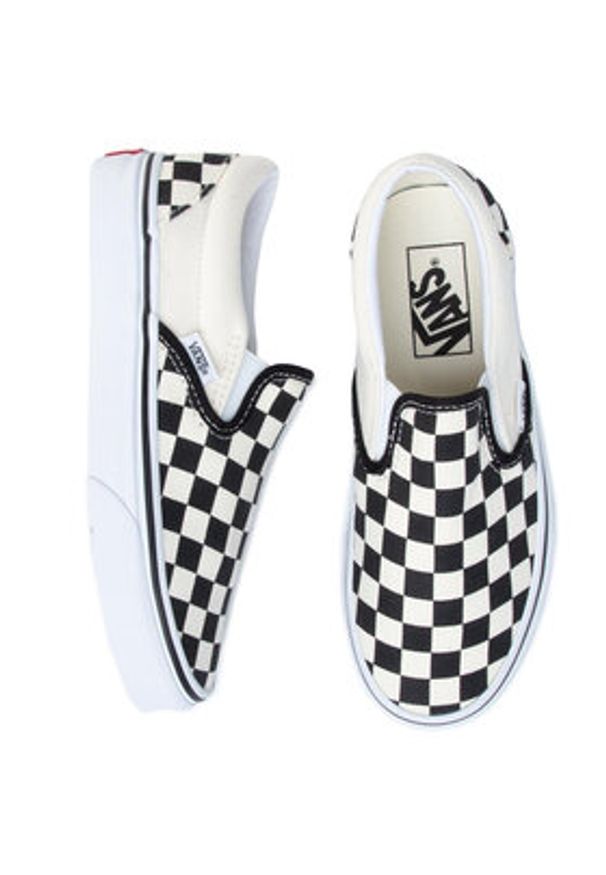 Vans Tenisówki Classic Slip-On VN000EYEBWW1 Écru. Zapięcie: bez zapięcia. Kolor: kremowy. Materiał: materiał