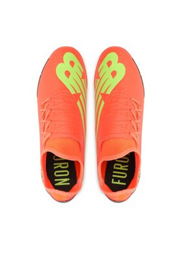 New Balance Buty do piłki nożnej Furon v7 Dispatch Tf SF3TDF7 Pomarańczowy. Kolor: pomarańczowy. Materiał: skóra