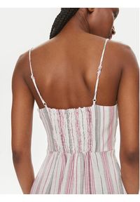 Pepe Jeans Sukienka letnia Diana PL953496 Kolorowy Regular Fit. Materiał: len, wiskoza. Wzór: kolorowy. Sezon: lato