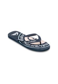 Quiksilver - Klapki plażowe dla Mężczyzn JAVA ART Niebieski. Okazja: na plażę. Kolor: niebieski. Materiał: guma. Styl: sportowy