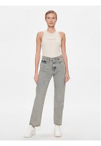 Calvin Klein Jeans Jeansy High Rise Straight J20J222455 Granatowy Straight Fit. Kolor: niebieski #3